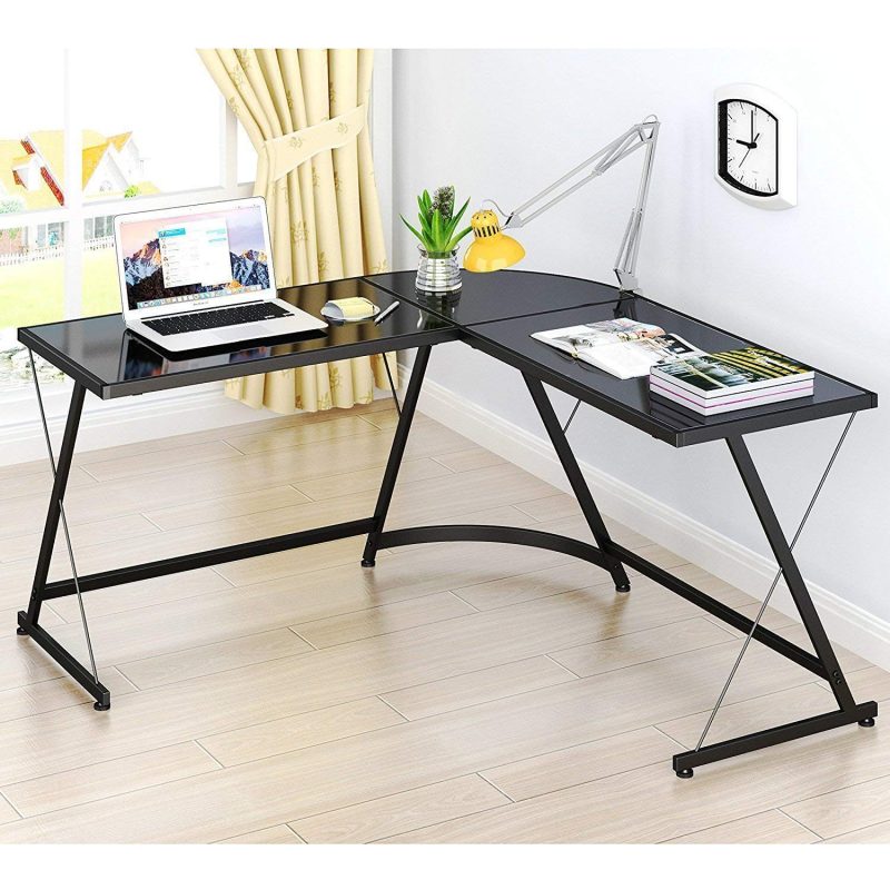 Triangle-Leg Home Office Computer Desk - Зображення 3