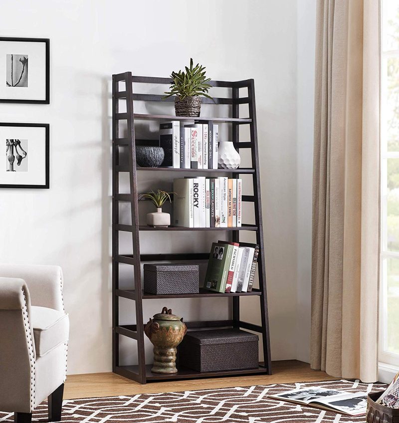 Kemanner 5-Tier Industrial Style Bookcase - Зображення 2